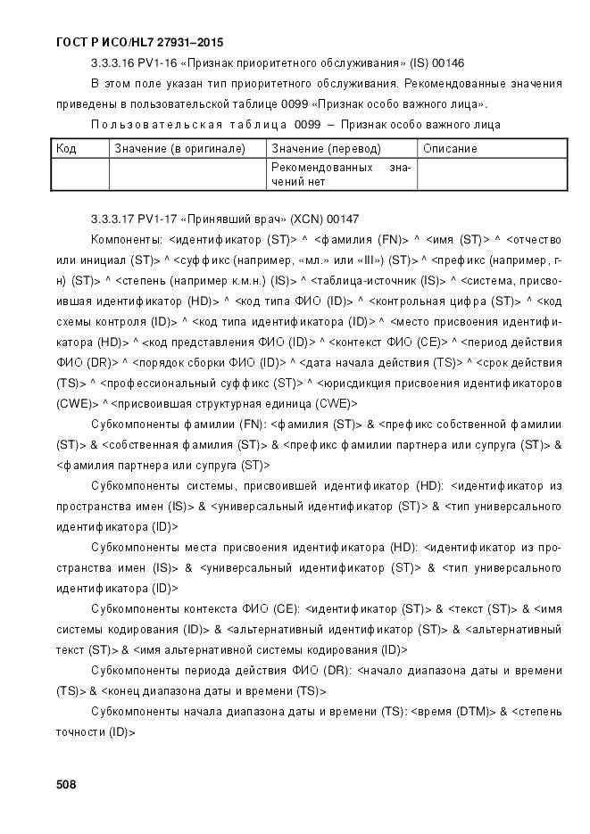 ГОСТ Р ИСО/HL 7 27931-2015, страница 515